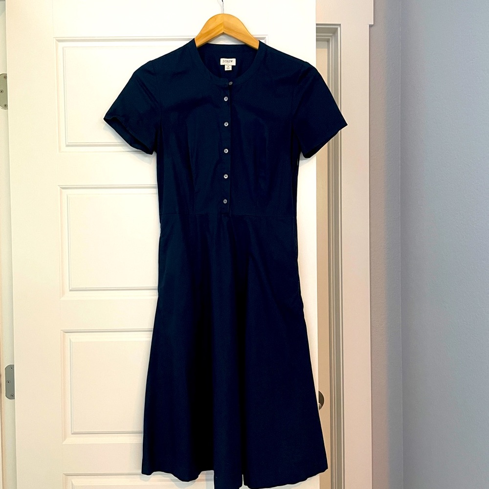 JCrew navy dress. Size 2.